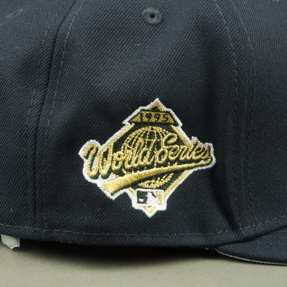 New Era 59Fifty MLB Atlanta Braves Team Heart Love Hustle Game Fitted Hat 7 5/8 - Picture 6 of 12